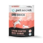 Kostki w jagnięcinie Pet Secret 500 g – smakowity przysmak dla psa w wygodnym, szczelnym opakowaniu.