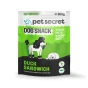 Paski z kaczką Pet Secret 500 g – smakowity przysmak dla psa w praktycznym opakowaniu zamykanym strunowo.