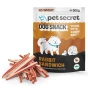 Przysmak dla psa Pet Secret – paski z królikiem 500 g prezentowane wraz z opakowaniem i naturalną formą produktu.
