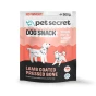 Kość prasowana biała z jagnięciną Pet Secret 500 g – naturalny przysmak dla psa w praktycznym, szczelnym opakowaniu.