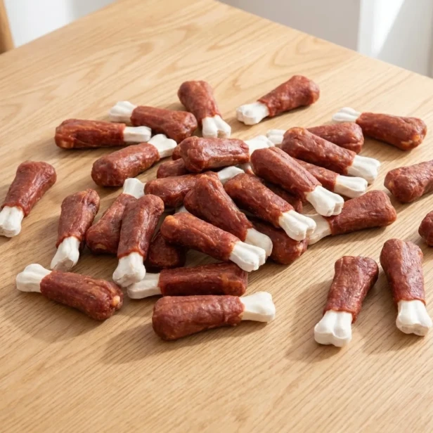 Kość prasowana biała z królikiem 500g, przysmak dla psa Pet Secret