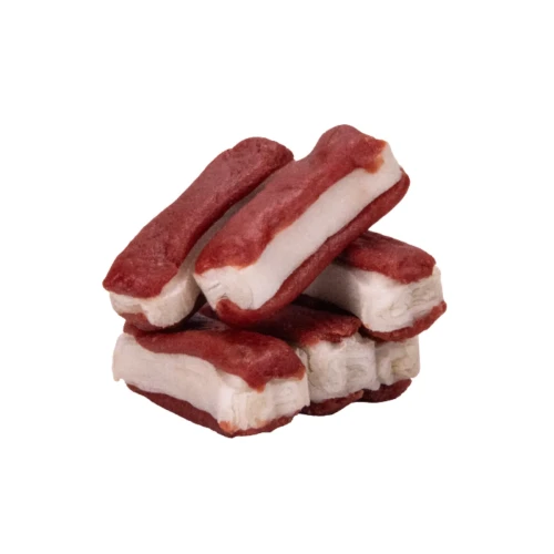 Kość prasowana oblana kaczką 500g, przysmak dla psa Pet Secret