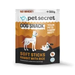 Paluszki z królikiem i ryżem 500g, przysmak dla psa Pet Secret