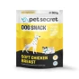 Miękka pierś z kurczaka Pet Secret 500 g – smakowity przysmak dla psa w praktycznym, szczelnym opakowaniu.