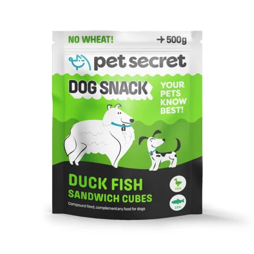 Sandwicz z kaczką i rybą 500g, przysmak dla psa Pet Secret