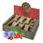 Kość naturalna z owocem dzikiej róży, żurawiną i zieloną herbatą 10 cm, gryzak dla psa JK Animals 27 szt. / 650 g