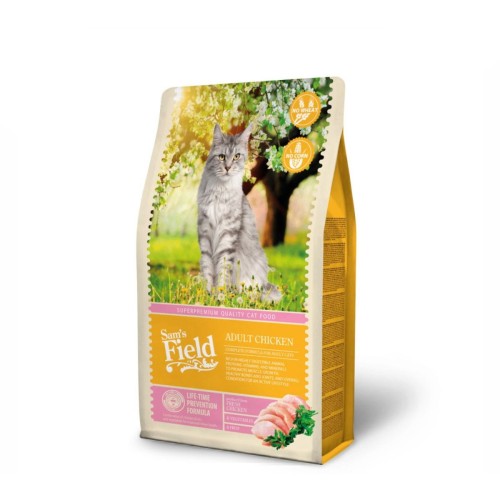 Sucha karma dla kota dorosłego z kurczakiem 2,5kg FIELD ADULT CHICKEN Sam’s Field