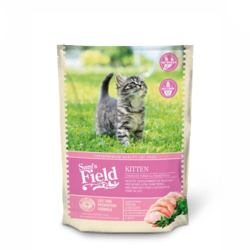 Sucha karma dla kociąt z kurczakiem 400 g FIELD KITTEN Sam’s Field
