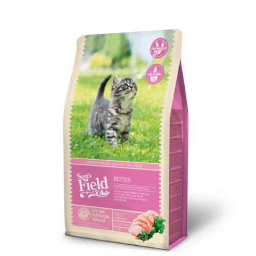 Sucha karma dla kociąt z kurczakiem 2,5 kg FIELD KITTEN Sam’s Field