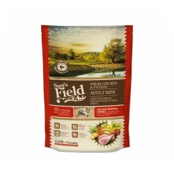 Sucha karma dla psa dorosłego małych ras – kurczak i ziemniaki 800 g Low Grain Sam’s Field