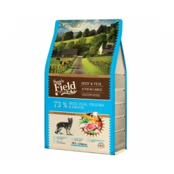 Sucha karma dla psa junior dużych ras – wołowina i cielęcina 2,5 kg Gluten Free Sam’s Field