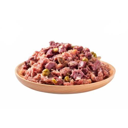 Mokra karma dla psa dorosłego – wołowina z dynią i groszkiem 400g Sam’s Field