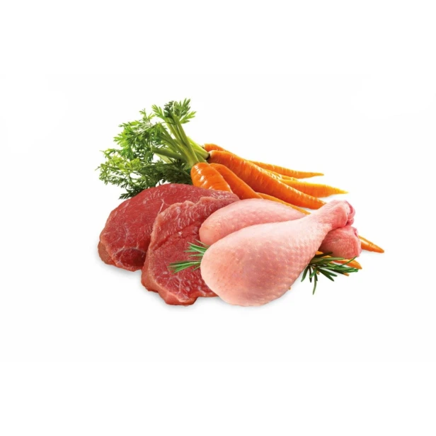 Mokra karma dla szczeniąt – kurczak z cielęciną i marchewką 400g Sam’s Field