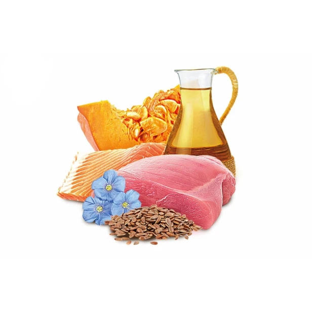 Mokra karma dla szczeniąt – indyk z łososiem i olejem lnianym 260 g Sam’s Field True Meat