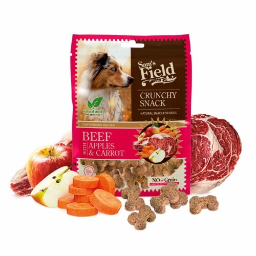 Crunchy Cracker Beef &amp; Carrot 200g – przysmak dla psa Sam’s Field