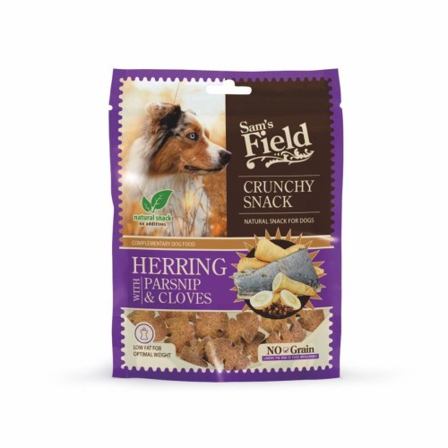 Crunchy Cracker Herring &amp; Cloves 200g – przysmak dla psa Sam’s Field