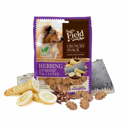 Crunchy Cracker Herring &amp; Cloves 200g – przysmak dla psa Sam’s Field
