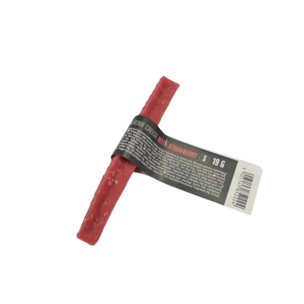 Ser himalajski z truskawką S, naturalny gryzak dla psa Ideapet 19–25 g