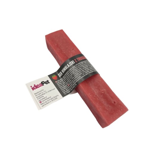 Ser himalajski z truskawką L, naturalny gryzak dla psa Ideapet 90–110 g