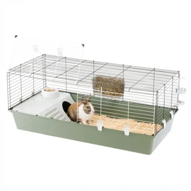 Klatka dla królika i świnki morskiej Rabbit 120 – duża, wygodna i ekologiczna przestrzeń dla Twojego pupila 118x58,5x51,5cm