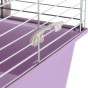 Klatka dla świnki morskiej Guinea 70 – przestronna, bezpieczna i funkcjonalna 70x47x37cm fioletowa