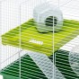 Klatka dla chomika Hamster Duo – dwupoziomowy dom pełen przestrzeni do zabawy 46x29x37,5cm