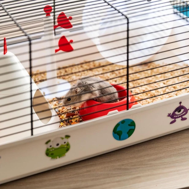 Klatka dla chomika Criceti 9 Space – kosmiczna przygoda i nauka opieki nad zwierzęciem