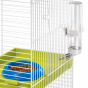 Klatka dla chomika Hamster Tris – pionowa przestrzeń pełna aktywności 46x29x58cm
