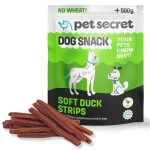 Miękkie paski z kaczki 500g, przysmak dla psa Pet Secret
