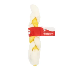 Warkocz brązowo-biały 25 cm, gryzak dla psa Pet Secret