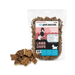 Pet Secret Nature Snack Chipsy z jagnięciny 1 kg, przysmak dla psa