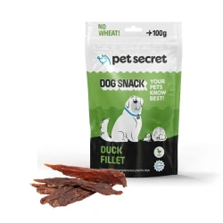 Pet Secret Dog Snack Filet z kaczki 100g, przysmak dla psa