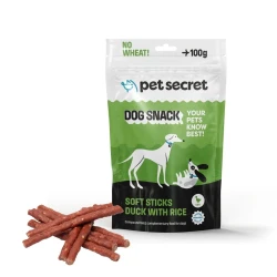 Pet Secret Dog Snack Paluszki z kaczką 100g, przysmak dla psa