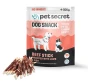Opakowanie Pałeczek wołowych z jagnięciną i rybą 500g Pet Secret – naturalny przysmak dla psa