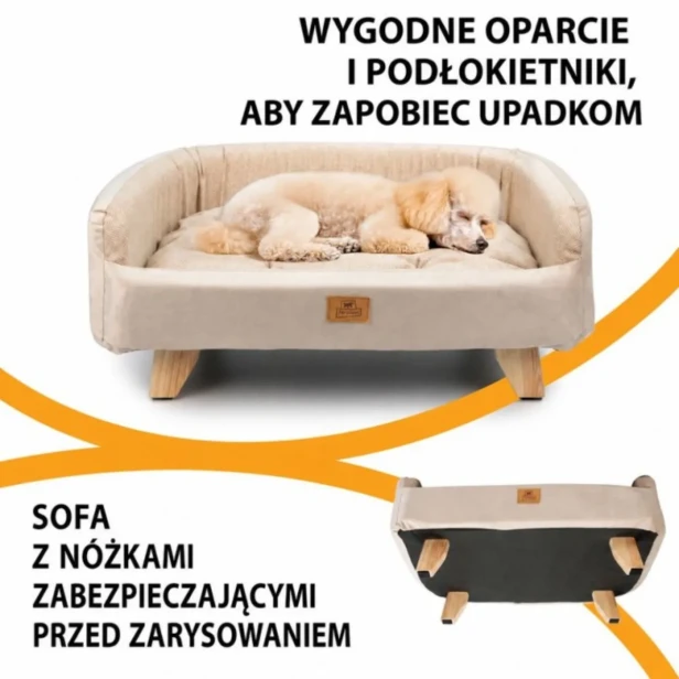 Legowisko dla psa i kota Ferplast Yuki S - beżowe