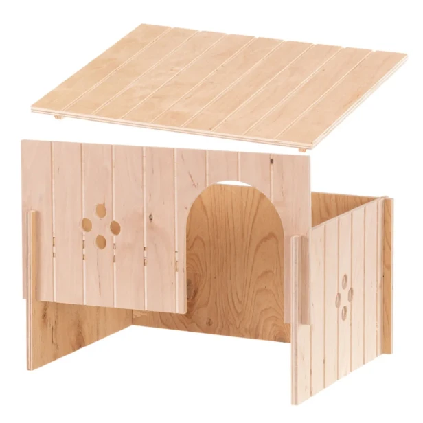 Drewniany domek dla królików 37x8x20cm SIN 4647 Ferplast