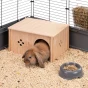 Drewniany domek dla królików 37x8x20cm SIN 4647 Ferplast