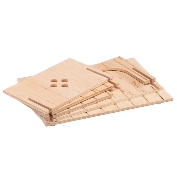 Drewniany domek dla królików 33 cm SIN 4646 Ferplast