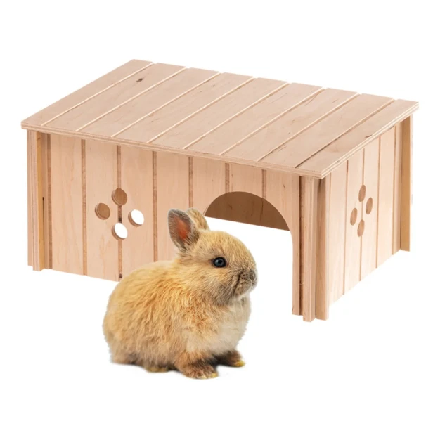 Drewniany domek dla królików 33 cm SIN 4646 Ferplast
