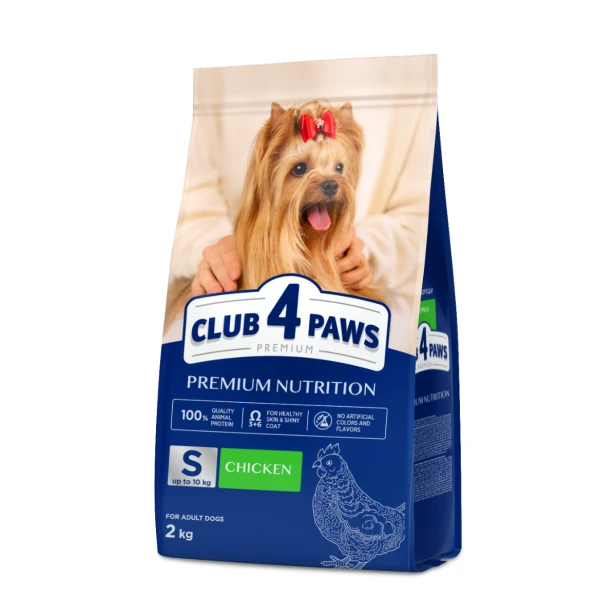 Sucha karma dla psów małych ras 2kg Club 4 Paws Premium