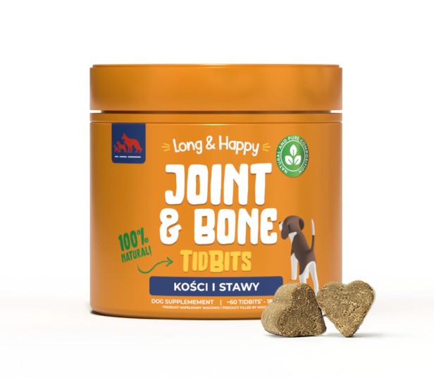 Long &amp;amp; Happy Joint &amp;amp; Bone - Przysmaki Wspierające Stawy i Kości dla Psów